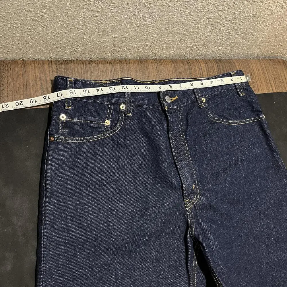 Vintage Levis 505 Jeans Mens 36x30 Blue Denim Regular Fit Straight Leg New Tags